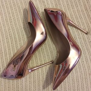 ALDO Rose gold pumps